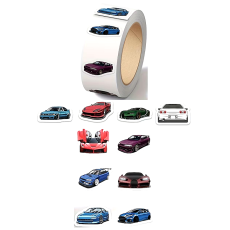 Car Stickers - Cartoon Car Stickers 500's Roll